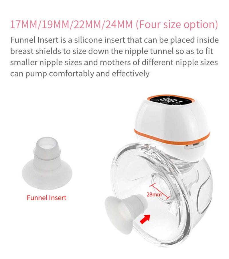 V.Coool Newly Upgraded Wearable Electric Breast , Invisible Breast-Collecting Silent Breast