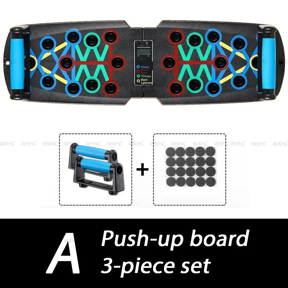 Automatic Count Push up Board Strength Train Equipment Foldable for Chest Abdomen Arms and Back Train Home Gym Equipment Fitness