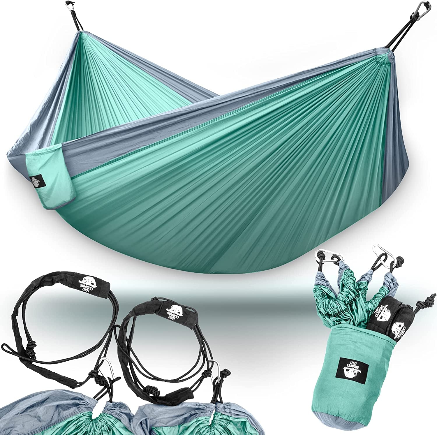 Legit 2 Person Camping Hammock - Double Tree Hammock - Portable & Heavy Duty - Perfect for Outdoor & Travel