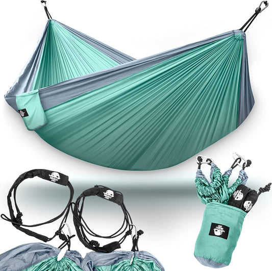 Legit 2 Person Camping Hammock - Double Tree Hammock - Portable & Heavy Duty - Perfect for Outdoor & Travel