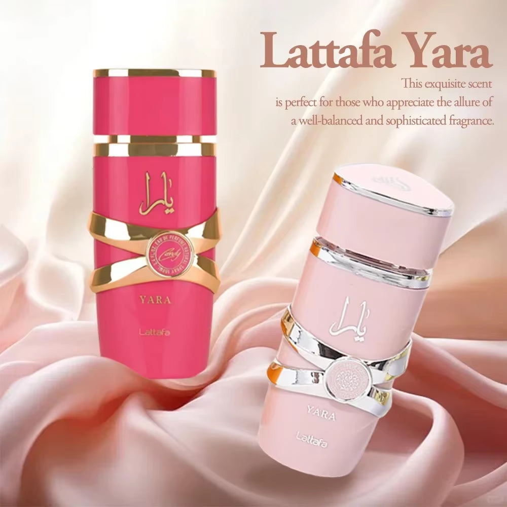 Original Yara Perfume Women Men Eau De Parfum Spray High Quality Arabian Perfume Lasting Fragrance Pheromone Light Fragrance