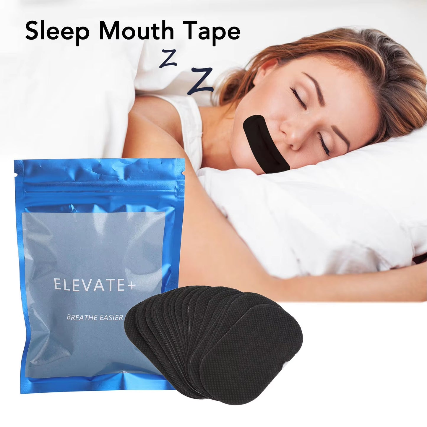 60Pcs Mouth Tape Sleeping Keep Mouth Close Prevent Snoring Gentle Sleep Strip for Home Travel Mouth Tape Mouth Tape for Sleeping