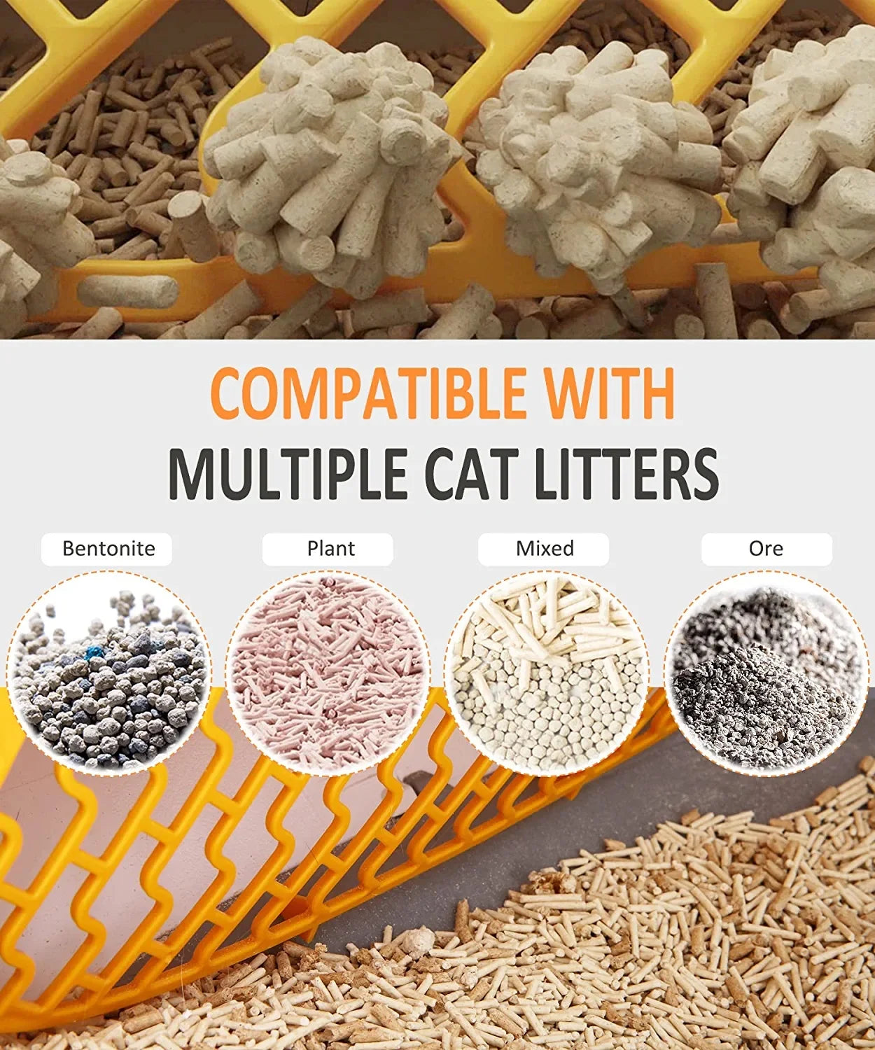 Self-Cleaning Cat Litter Box, Automatic Cat Litter Box with APP Control