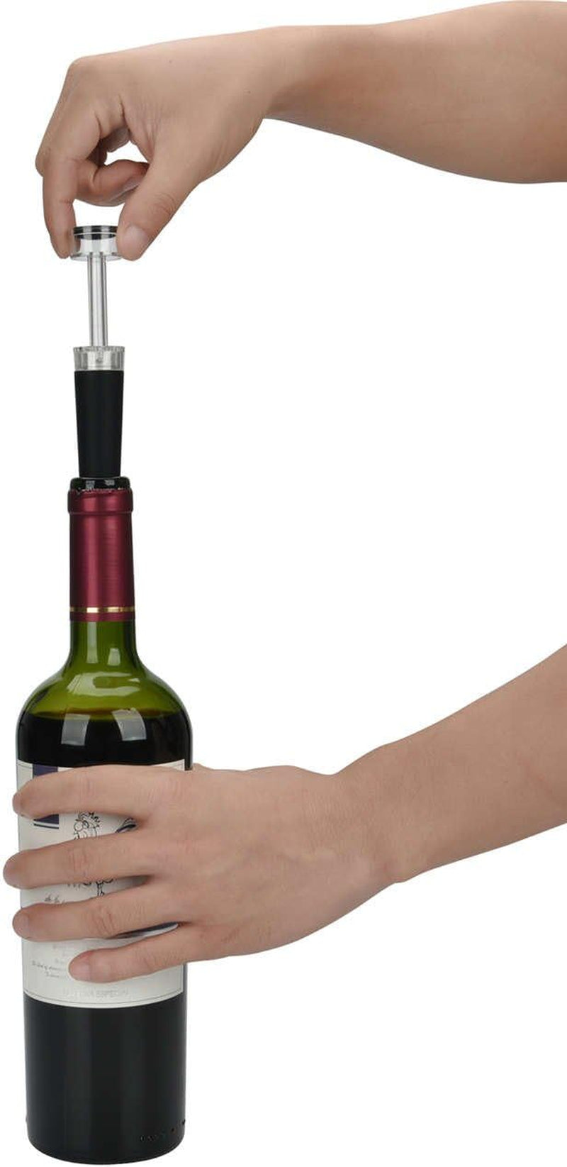 Electric Wine Opener Set Electric Corkscrew Bottle Opener with Foil Cutter, Wine Pourer and Stopper